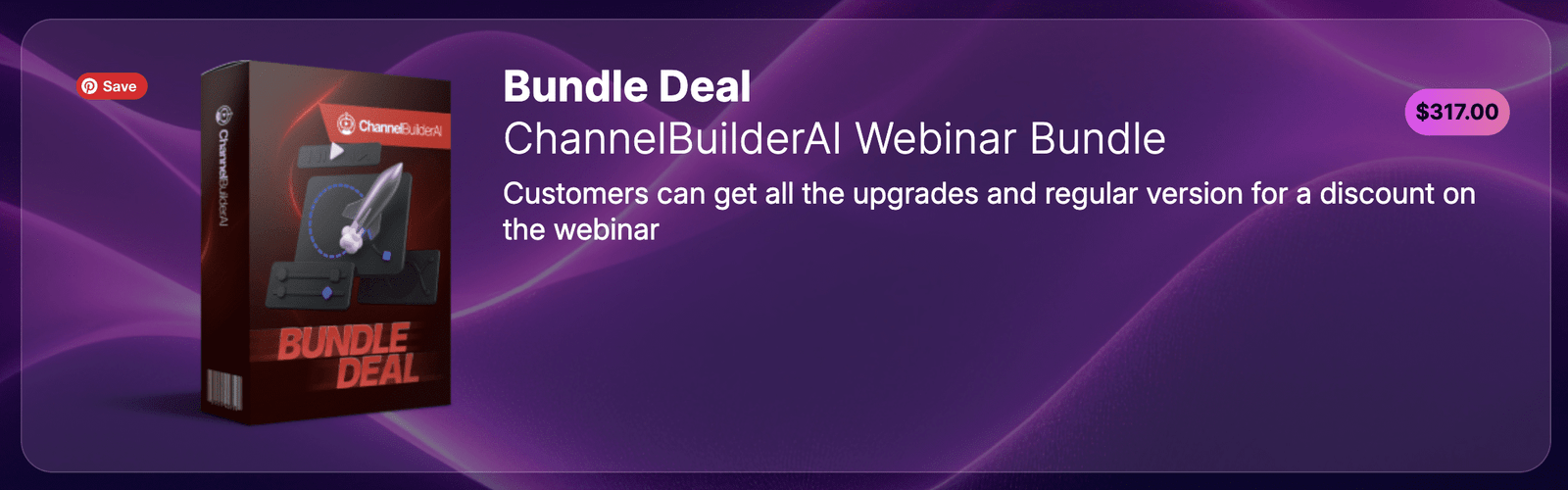 Bundle Deal
ChannelBuilderAI Webinar Bundle